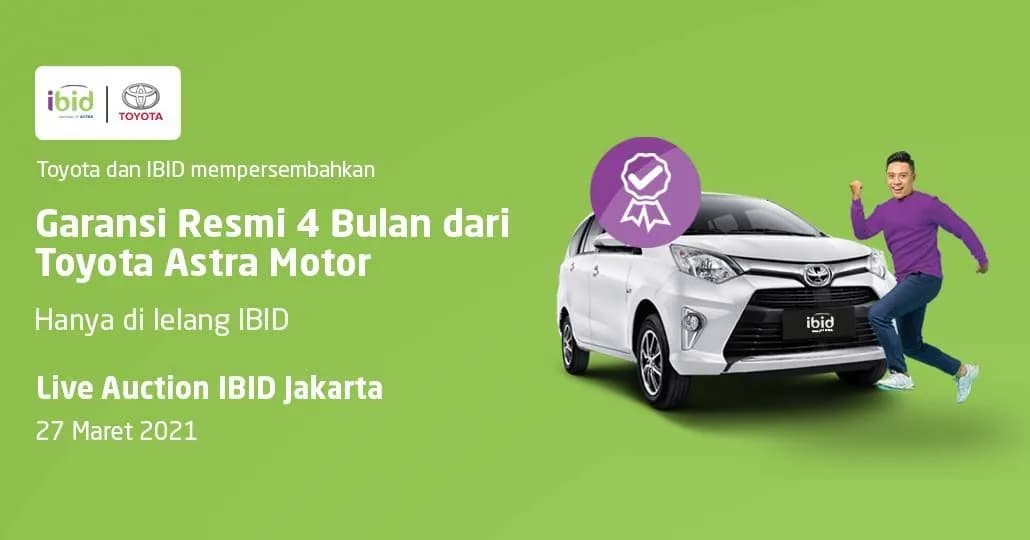 Mobil Bekas Rasa Baru: Toyota Calya Bergaransi Resmi Cuma di Lelang IBID Jakarta!