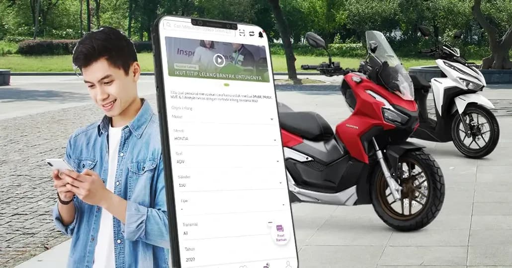 Jual Motor Bekas di Balai Lelang IBID, Untung Berlipat
