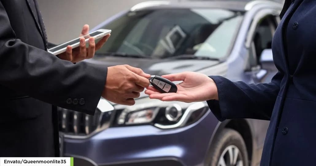 Serah Terima Kunci Mobil. (Envato/Queenmoonlite35)