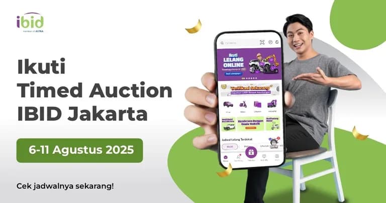 Jadwal Lelang Timed Auction IBID Jakarta 6-11 Agustus 2025
