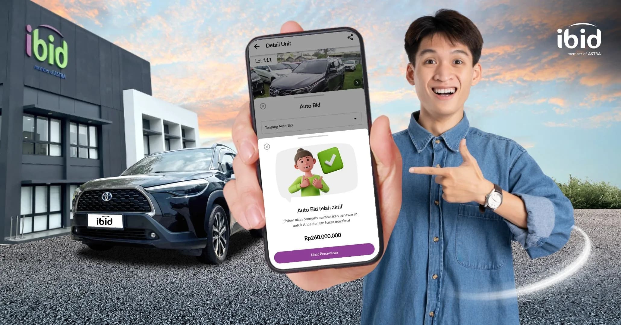 Fitur Auto Bid Lelang IBID