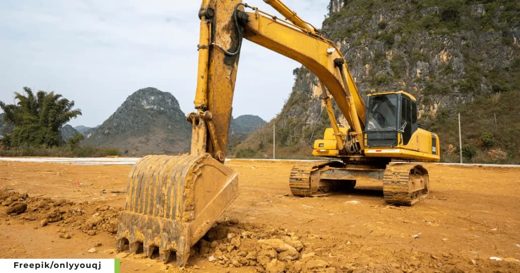 Excavator Bekas. (Freepik/onlyyouqj)
