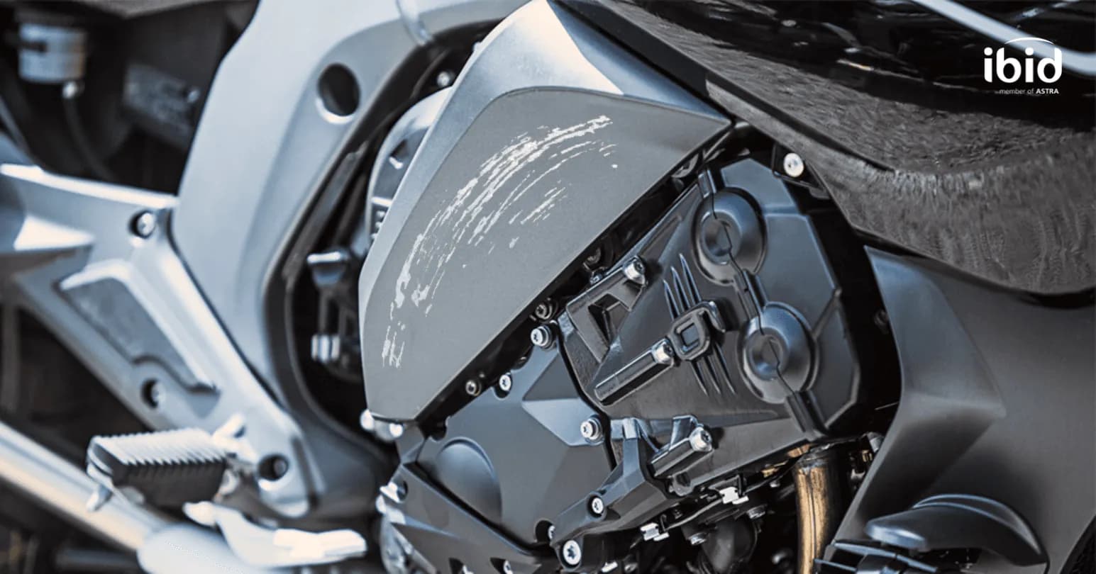 Motor Habis Kecelakaan. (PT Balai Lelang Serasi)