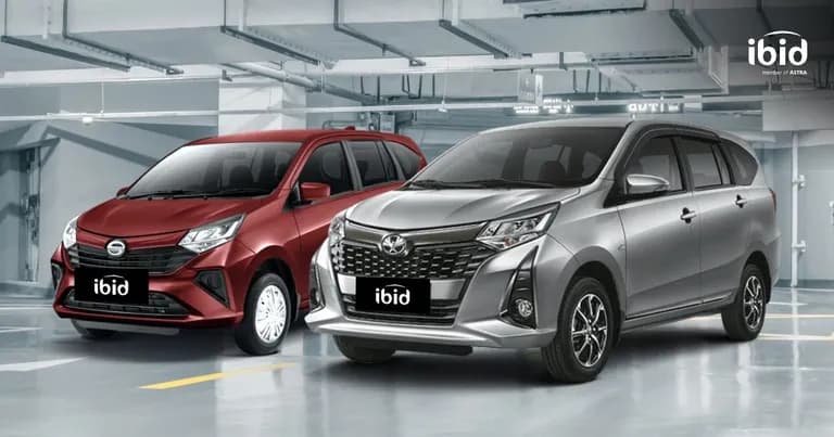 Mobil Calya dan Sigra Bekas. (PT Balai Lelang Serasi)