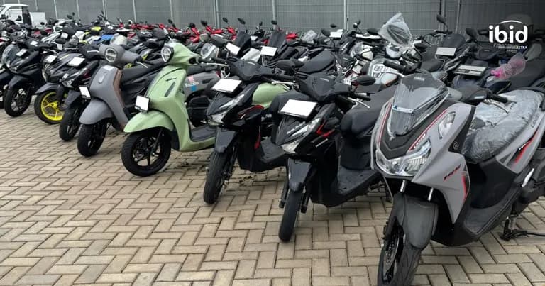 Motor Lelang Jakarta. (PT Balai Lelang Serasi)