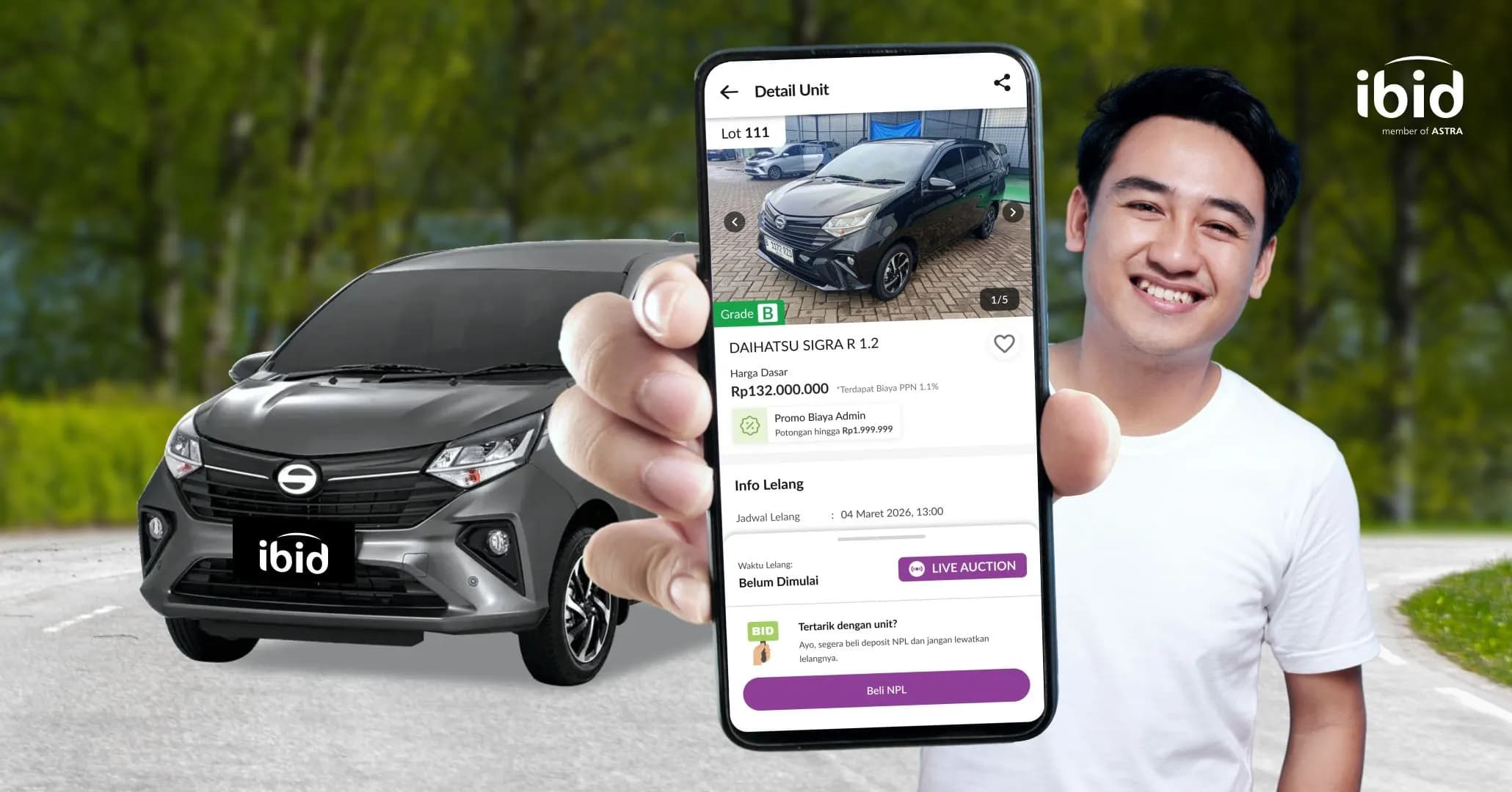 Lelang Mobil Online. (PT Balai Lelang Serasi)