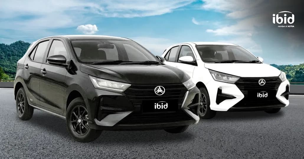 Mobil Ayla Bekas. (PT Balai Lelang Serasi)