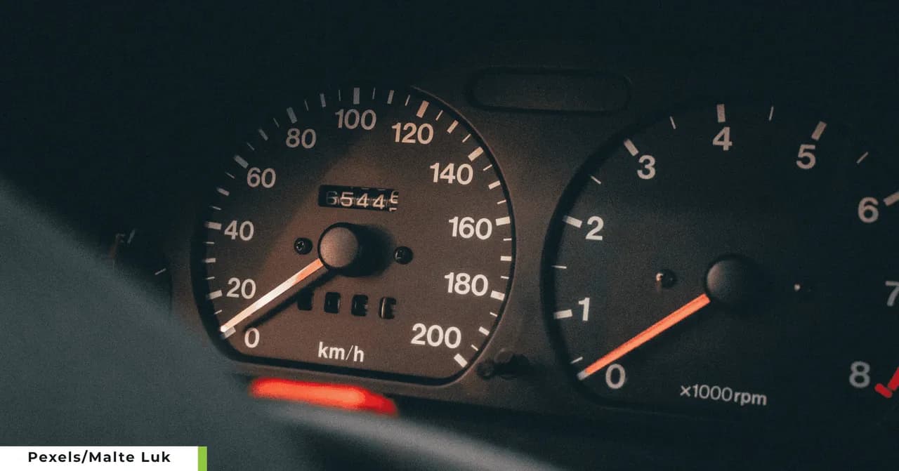 Odometer Mobil Tinggi. (Pexels/Malte Luk)