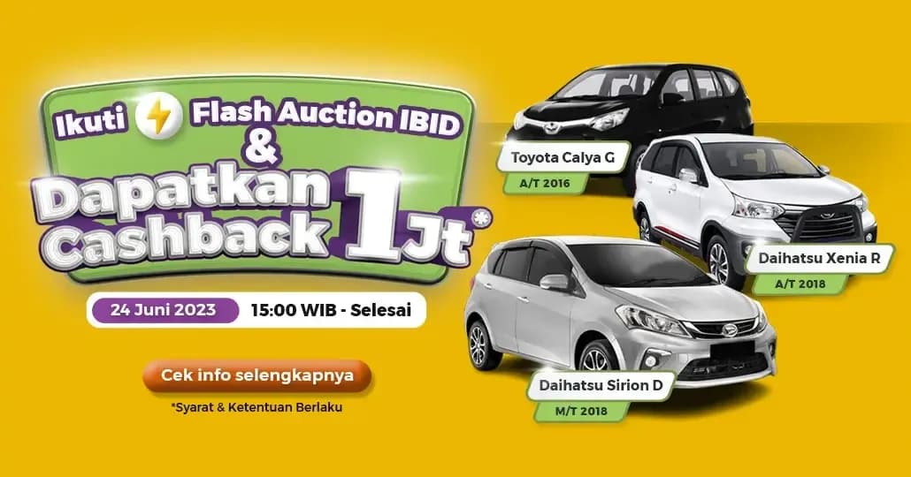 HUT DKI Jakarta, Ikuti Pesta Mobil Bekas IBID X mobbi 24 Juni 2023