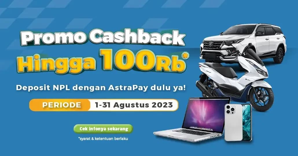 Raih Cashback Ratusan Ribu untuk Deposit NLP dengan AstraPay