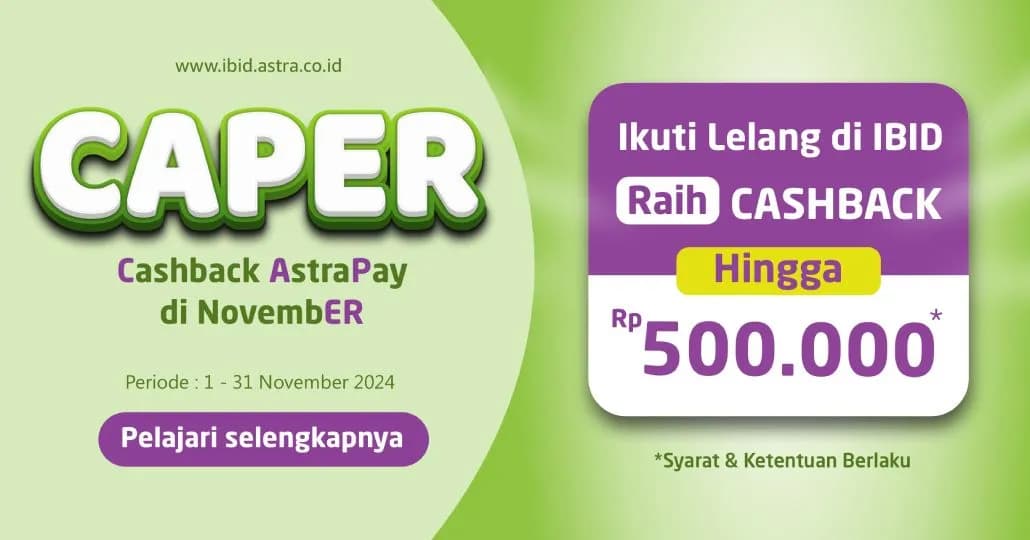 Promo CAPER, Raih Cashback Ratusan Ribu dengan Beli NPL