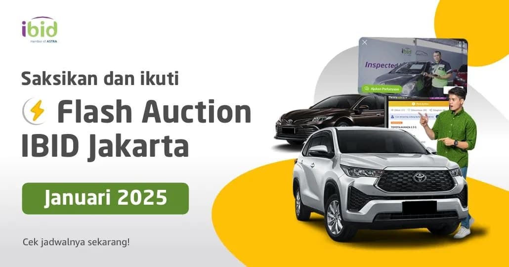 Jadwal Lelang Flash Auction IBID Jakarta Januari 2025