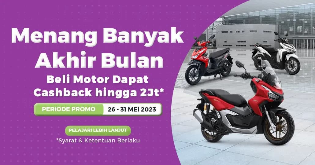 Mei Bikin Hepi, Beli Motor Bekas di IBID Bisa Dapat Cashback