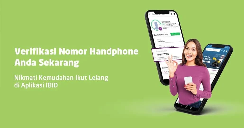 Yuk, Verifikasi Nomor Ponsel untuk Ikut Lelang di IBID