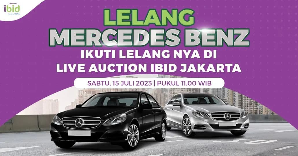 Lelang Mercedes Benz E250 di IBID Jakarta, Cek Dulu Spesifikasinya