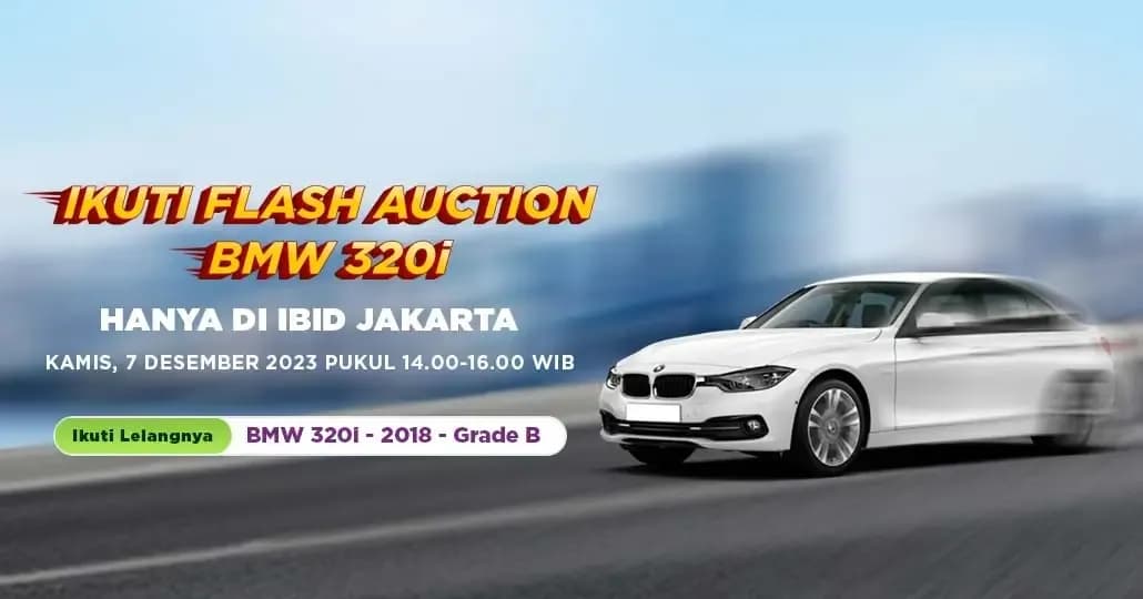 IBID Jakarta Adakan Flash Auction BMW 320i, Yuk Ikutan!