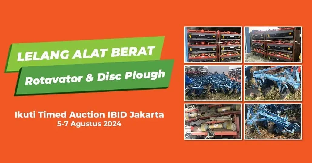 IBID Jakarta Lelangkan Alat Berat Massey Ferguson, Cek Jadwalnya!