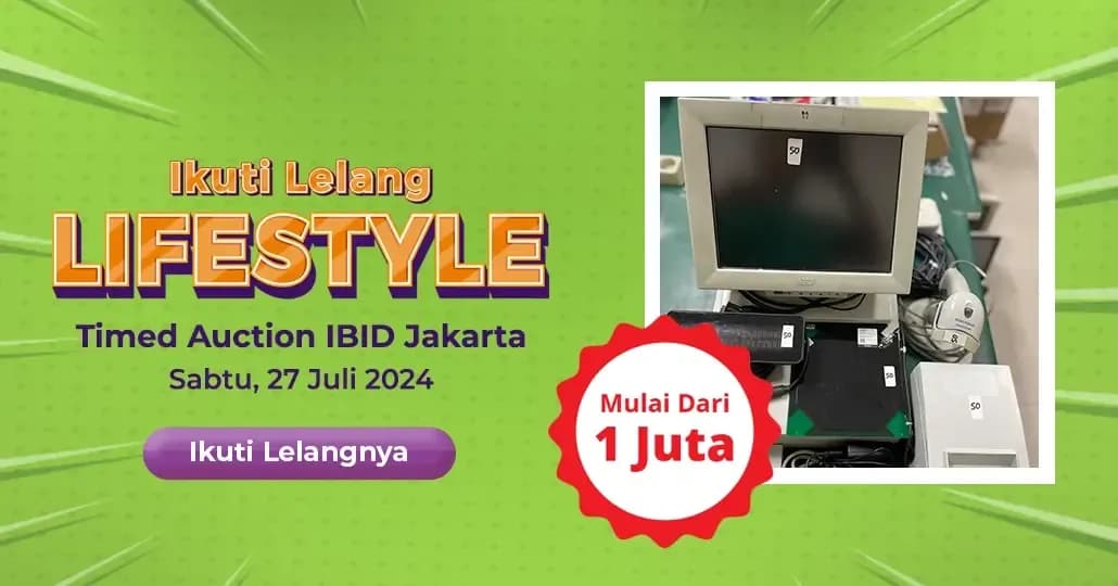Lelang Mesin Kasir di IBID Jakarta, Mulai Rp1 Juta!