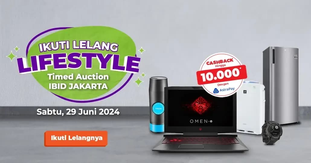 Lelang Elektronik & Gadget di IBID Jakarta, Mulai Rp250 Ribu!