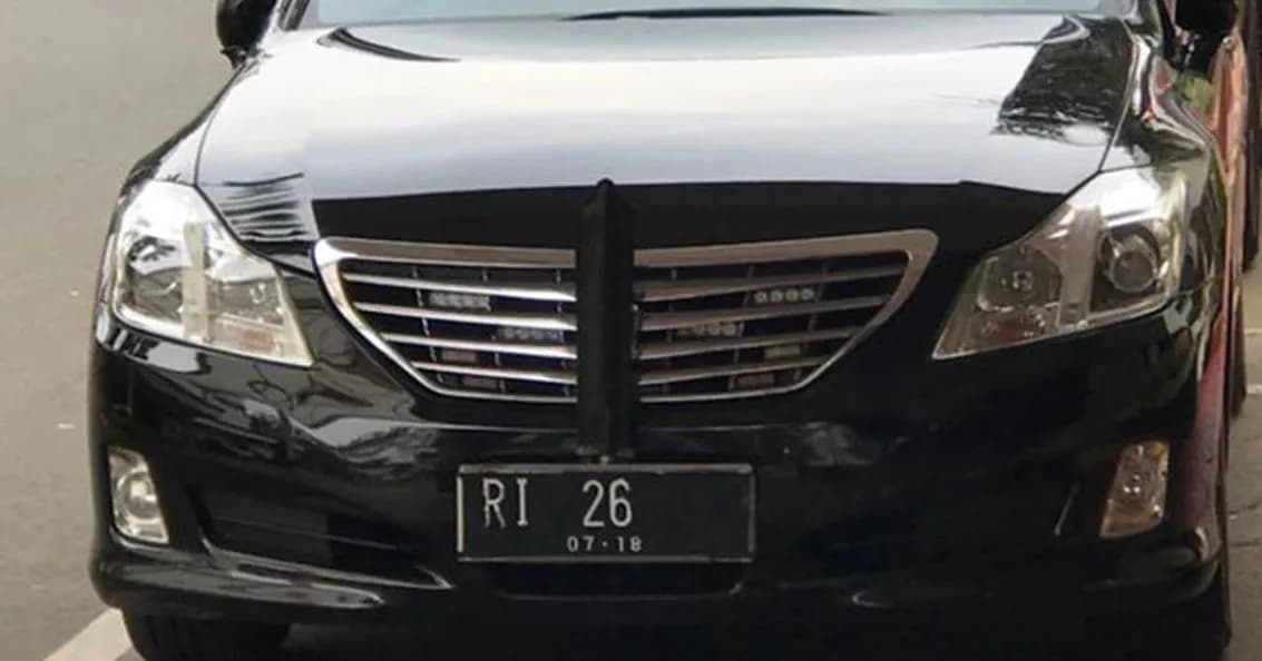 Daftar Plat Nomor yang Digunakan Menteri di Indonesia