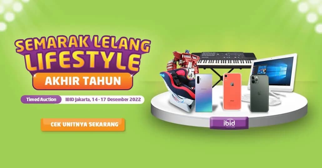 Ikuti Lelang Akhir Tahun IBID, Ada Berbagai Gadget!