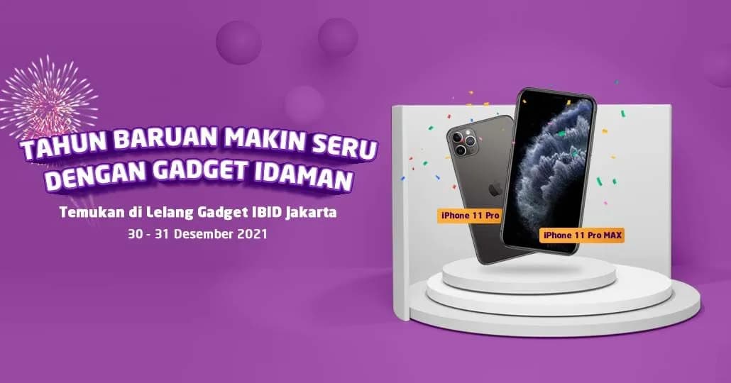 Lelang Gadget Makin Seru, Menangkan iPhone 11 Pro Mulai Rp7 Jutaan
