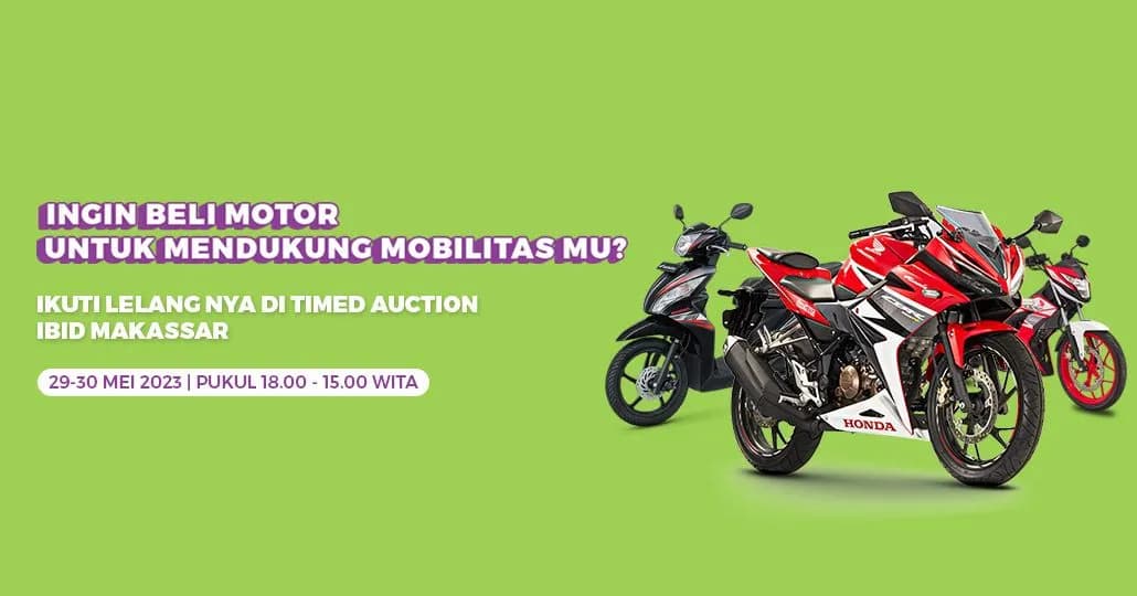 Beli Motor Bekas Secara Bundle? Ikuti Lelang Motor di IBID Makassar