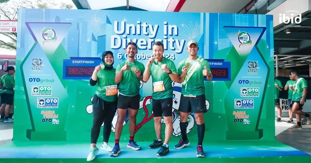 IBID Berpartisipasi Dukung OTO Ekiden 2024 Race for Share