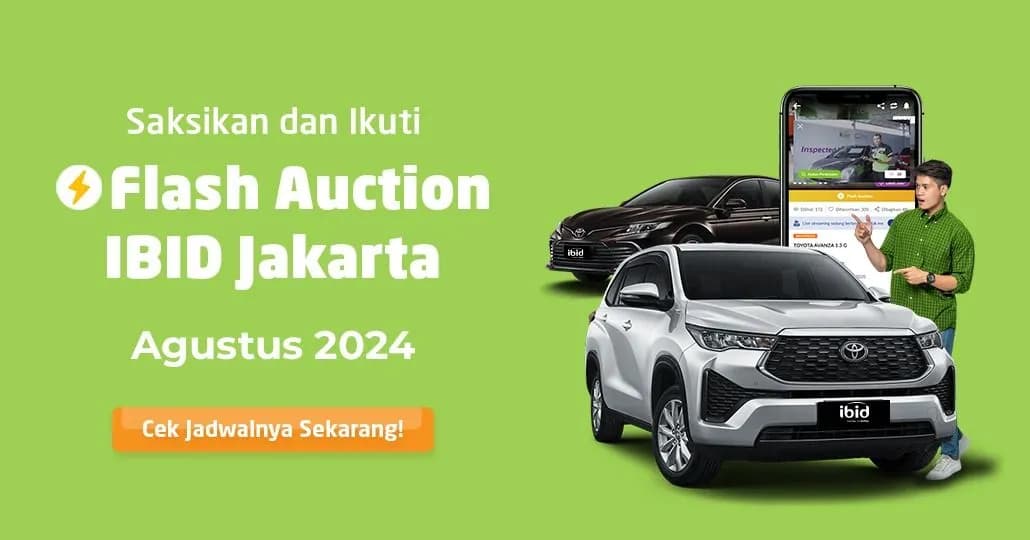 Jadwal Lelang Flash Auction IBID Jakarta Agustus 2024