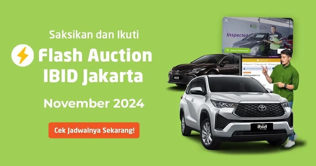 Jadwal Lelang Flash Auction IBID Jakarta November 2024