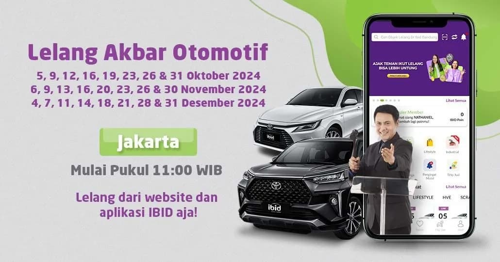 Jadwal Lelang Akbar IBID Jakarta Oktober-Desember 2024
