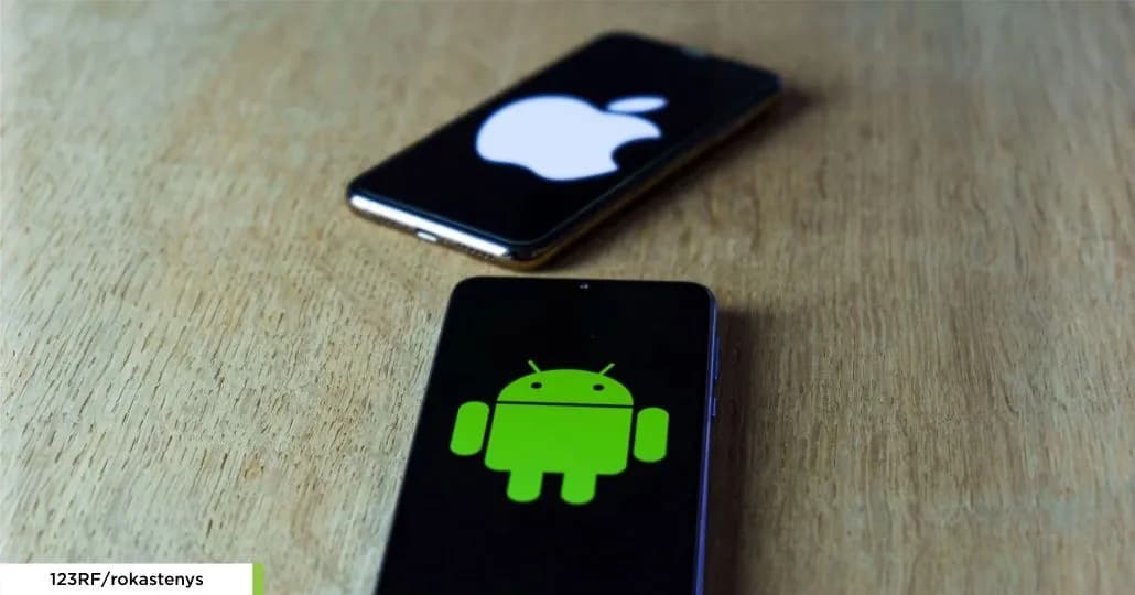 Memindahkan Kontak HP dari Android ke iPhone. (124RF/rokastenys)