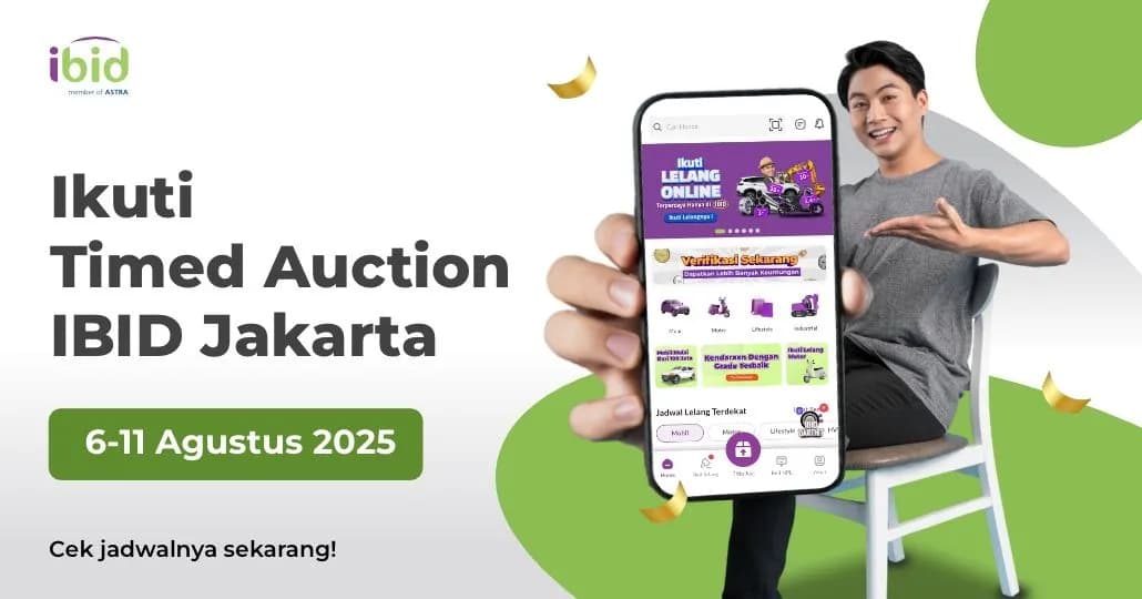 Jadwal Lelang Timed Auction IBID Jakarta 6-11 Agustus 2025