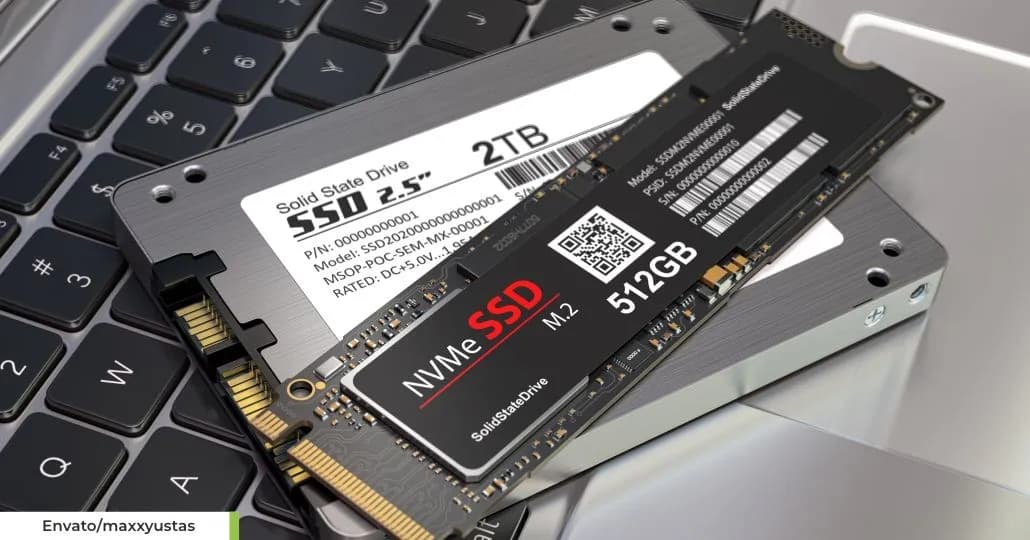 SSD laptop rusak. (Envato/maxxyustas)