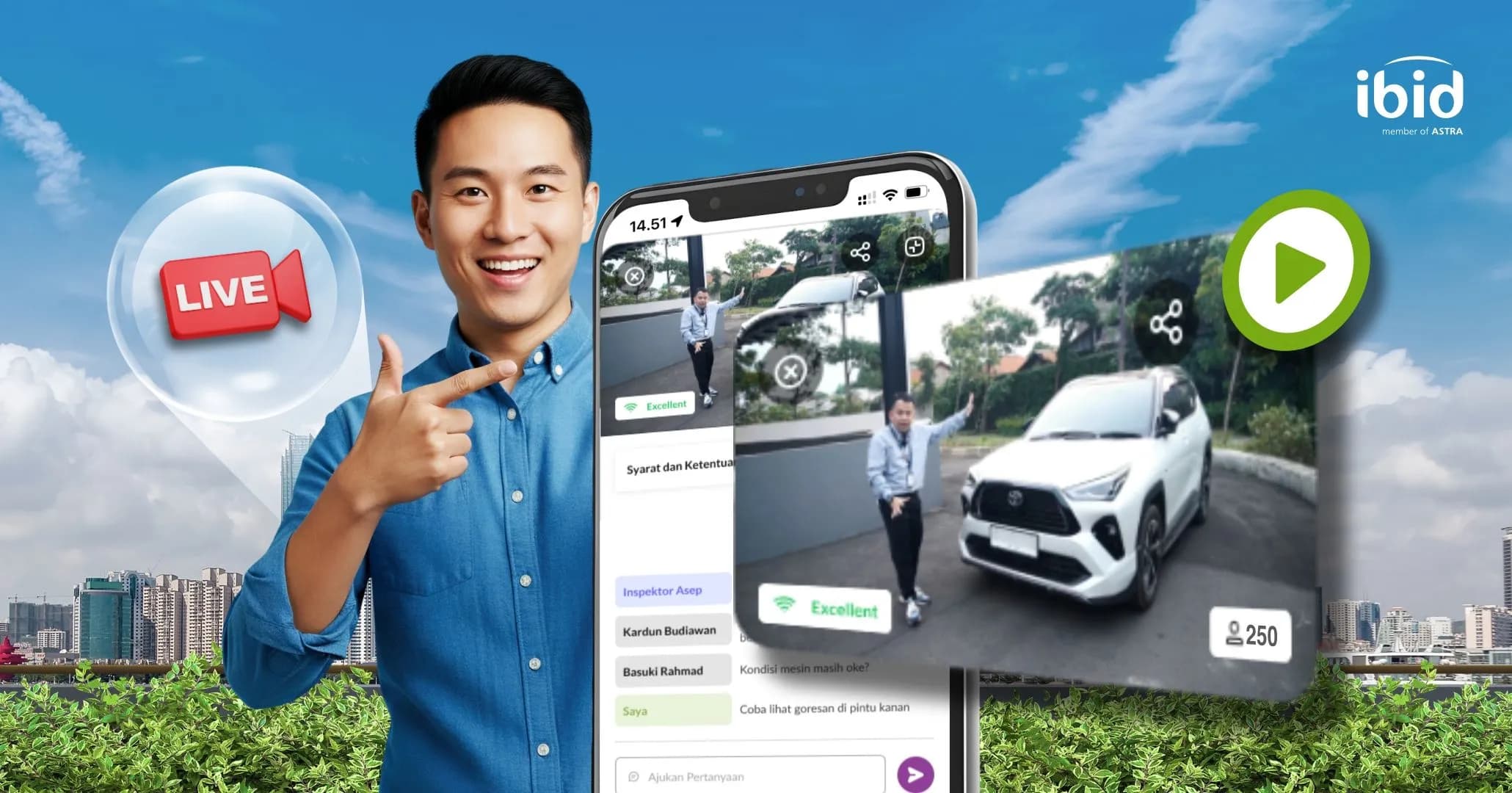 Fitur aplikasi lelang mobil. (PT Balai Lelang Serasi)