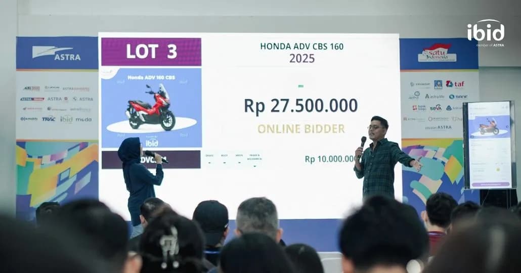 Lelang Motor IBID di AAF 2025. (PT Balai Lelang Serasi)