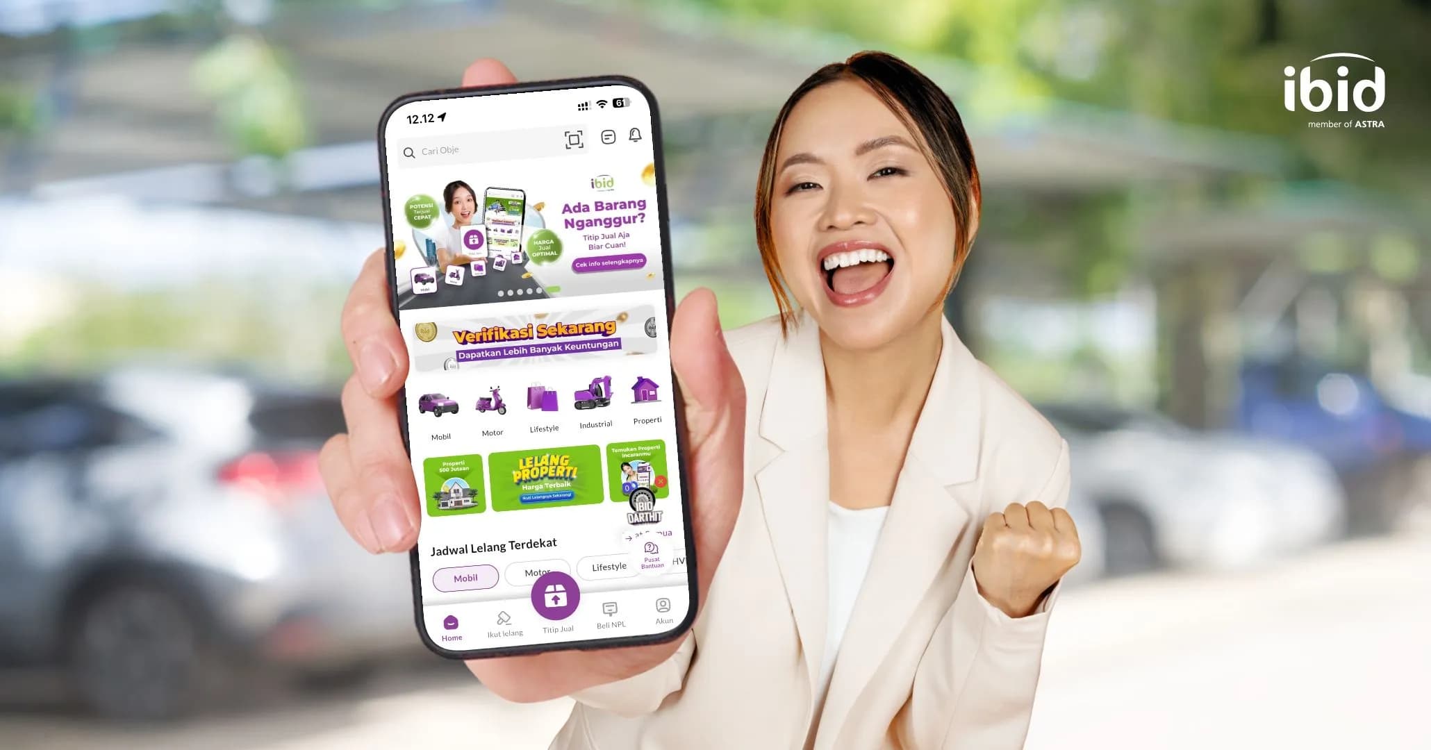 Cara ikut lelang online di aplikasi. (PT Balai Lelang Serasi)