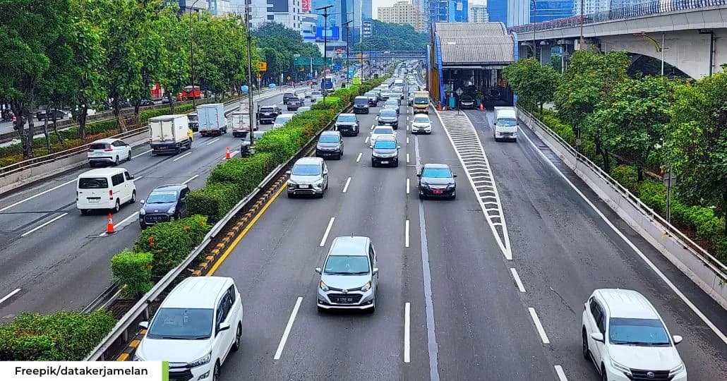 Jalanan Macet Jakarta. (Freepik/datakerjamelan)