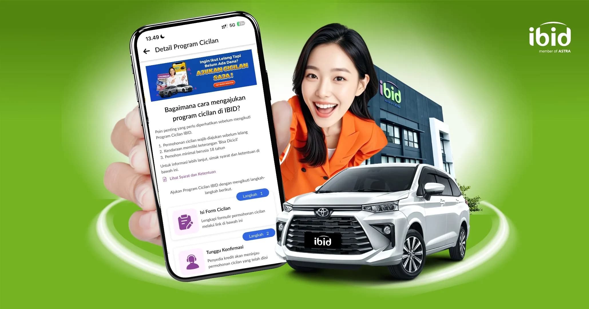 Cicilan Mobil Bekas IBID. (PT Balai Lelang Serasi)