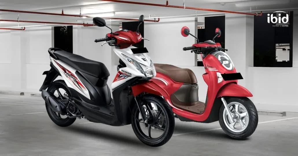 Motor Honda Beat & Scoopy bekas. (PT Balai Lelang Serasi)