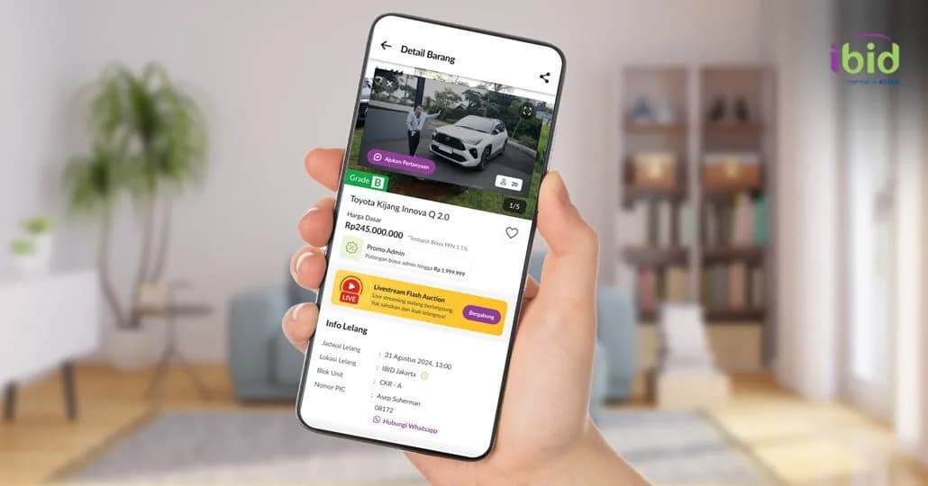 Ikut lelang mobil Flash Auction. (PT Balai Lelang Serasi)