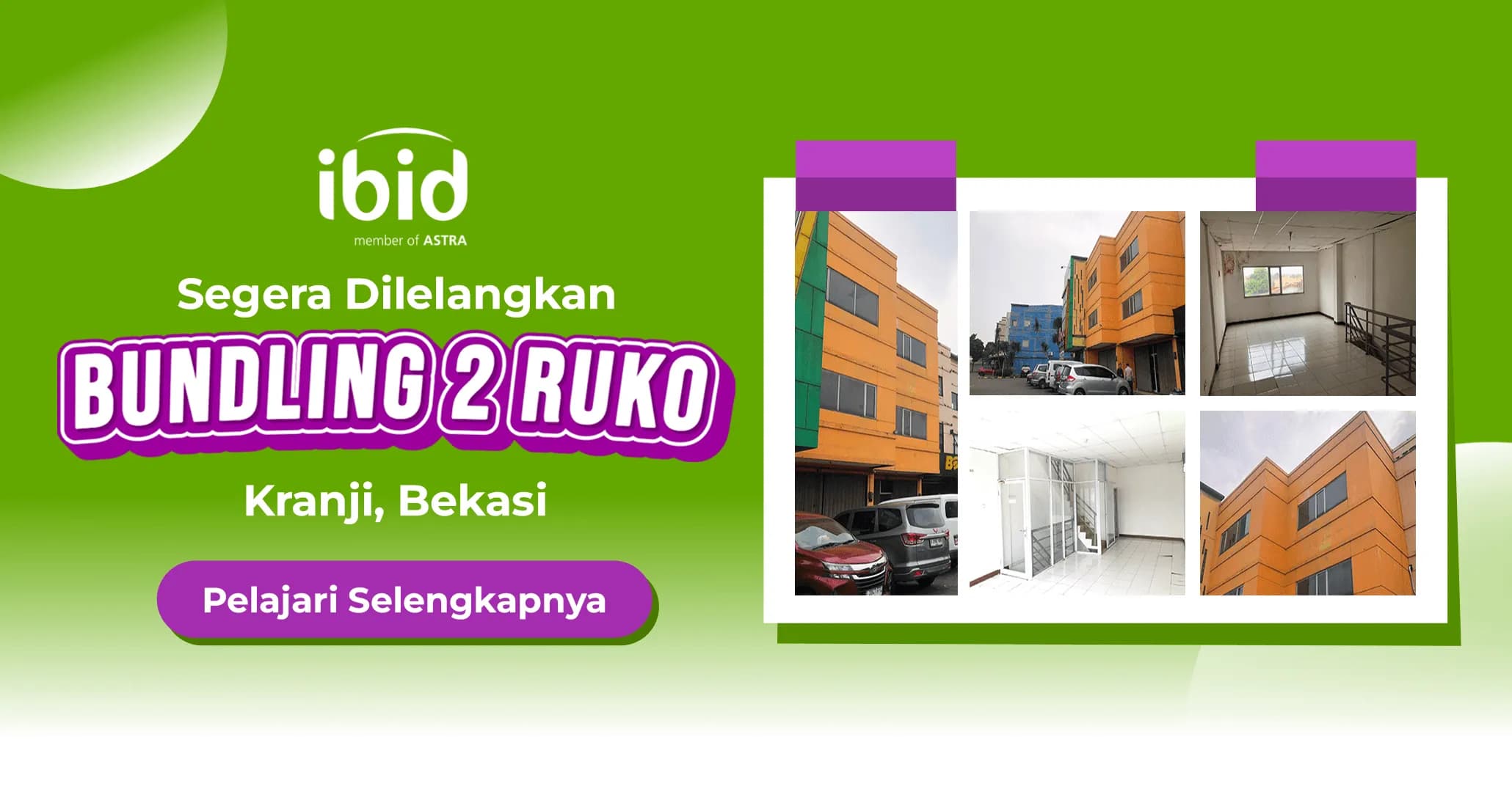Lelang ruko Kranji Bekasi di IBID