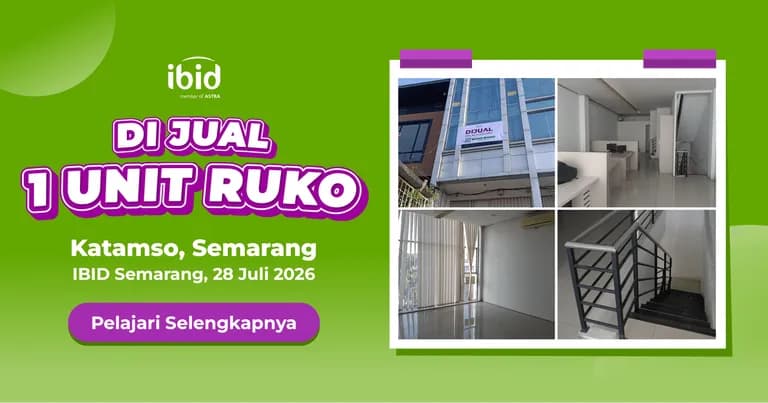 Lelang ruko online Semarang Maret 2026. (PT Balai Lelang Serasi)