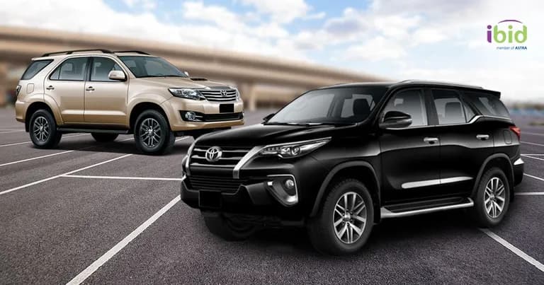 Toyota Fortuner. (PT Balai Lelang Serasi)