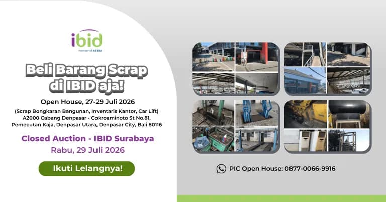 Lelang scrap Surabaya. (PT Balai Lelang Serasi)