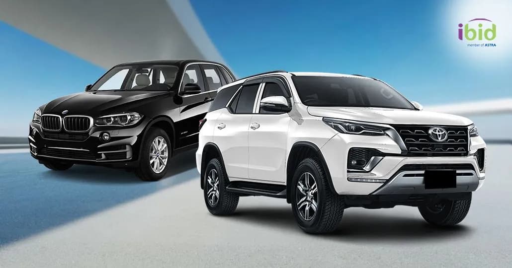 Mobil Jepang dan Eropa bekas. (PT Balai Lelang Serasi)