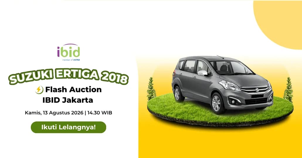 Flash Auction Suzuki Ertiga 2018. (PT Balai Lelang Serasi)