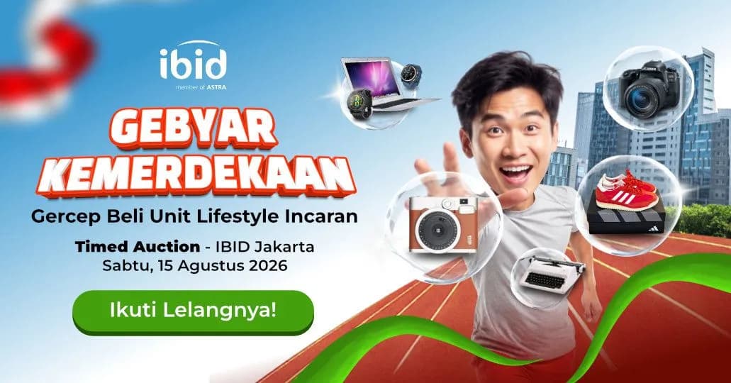 Lelang hp lelang lifestyle Agustus 2026 IBID