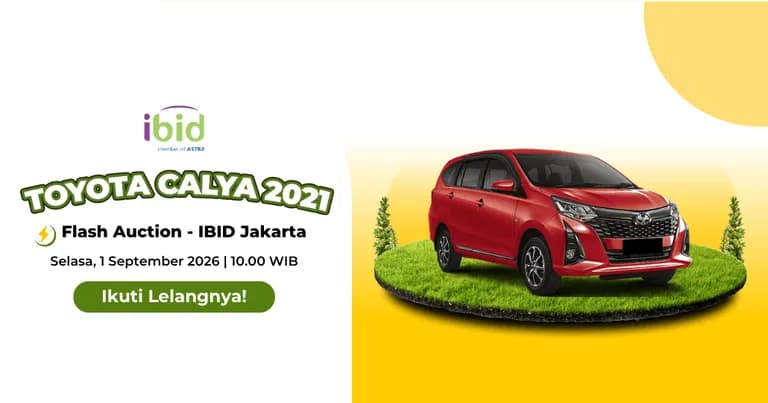 Flash Auction Mobil LCGC Bekas Toyota Calya 2021