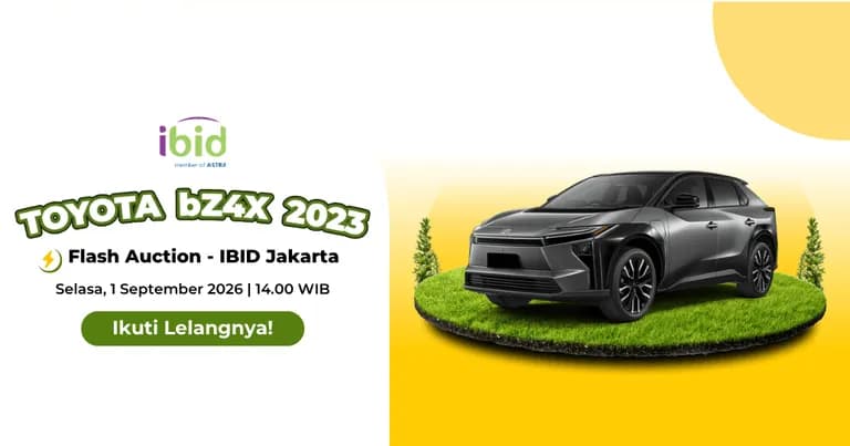 qLelang Mobil Listrik Bekas bZ4X 2023. (PT Balai Lelang Serasi)